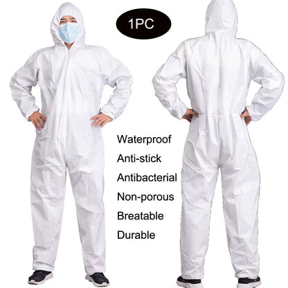 Professional Disposable Waterproof Oil-Resistant Coverall Suit for Spray Painting and Occupational Safety