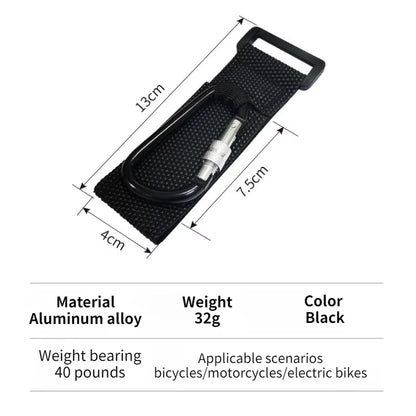 Multifunctional Universal Front Hook for Electric Bikes, Non-Perforated Bicycle Pedals, and Motorcycle Helmets
