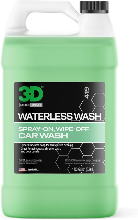 Waterless Car Wash - 1 Gallon Auto Detailing Solution