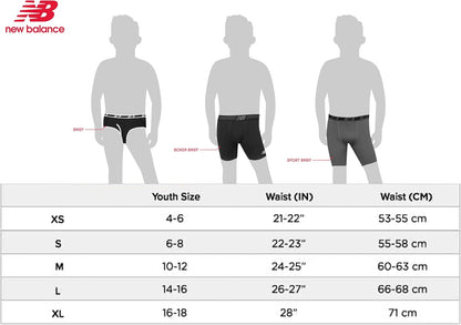 Boys Boys' Performance Boxer Briefs (4 Pack) Boxer Briefs