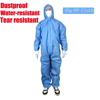 Professional Disposable Waterproof Oil-Resistant Coverall Suit for Spray Painting and Occupational Safety