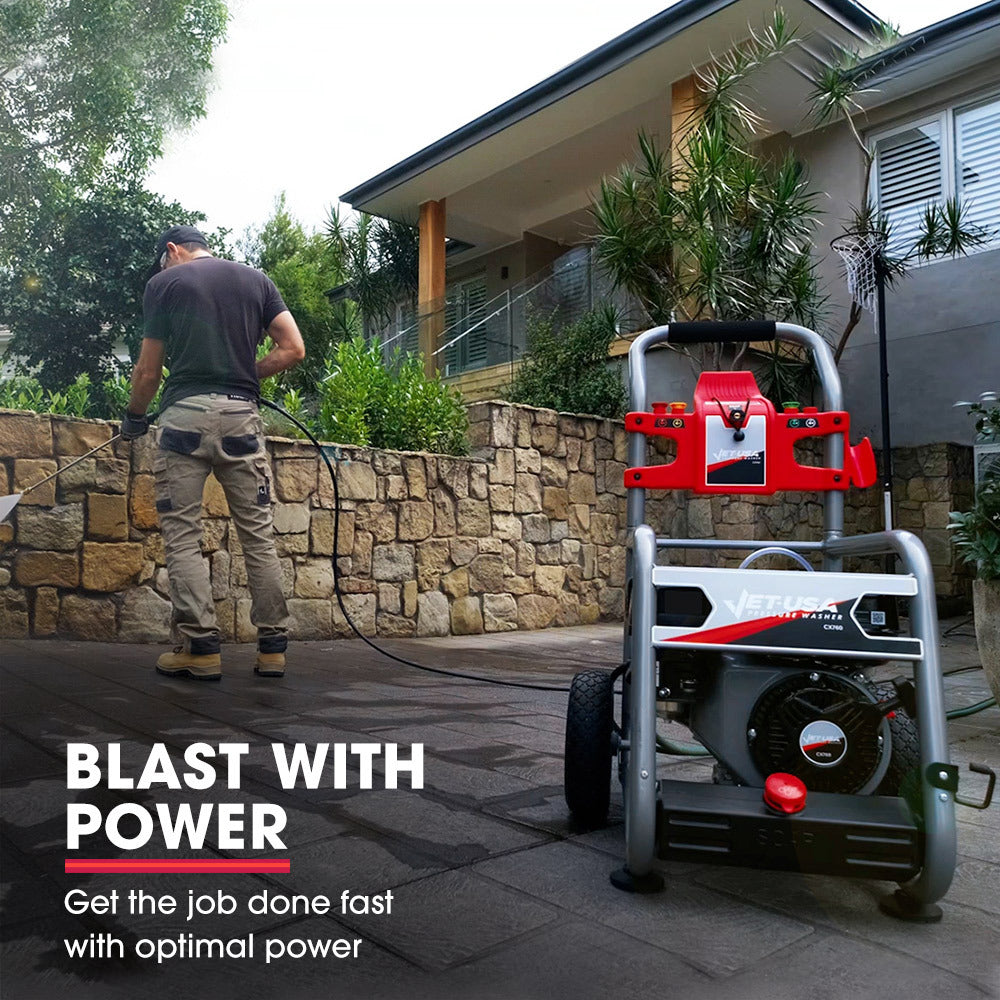NNEMB 4800PSI Petrol Powered High Pressure Washer, - CX760