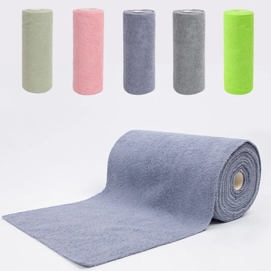 Microfiber Cleaning Cloths - Reusable Non-Fluorescent Perforated Kitchen Towels for Dishwashing, Household & Car Cleaning