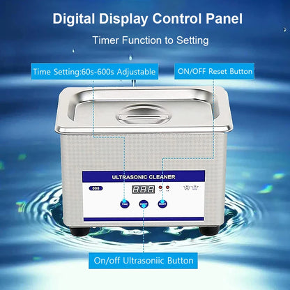 Ultrasonic Cleaner Ultrasound Glasses Cleaner 40KHZ High Frequency Ultrasonic Washing Bath for Glasses Jewelry Cleaning Machine