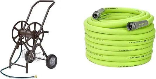 Liberty Garden Hose Trolley and Flexzilla Hose Set