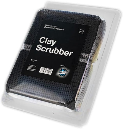 Koch-Chemie Clay Scrubber Set - High-Performance Removal of Paint Contaminants and Insects - Black/Ice Grey - Pack of 2