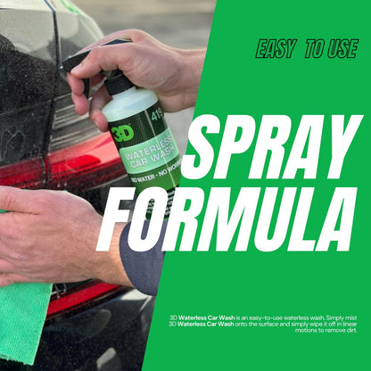 Waterless Car Wash Detailing Spray - 16 oz - Ideal for Vehicles, RVs, Motorcycles, and Boats - No Water or Soap Needed