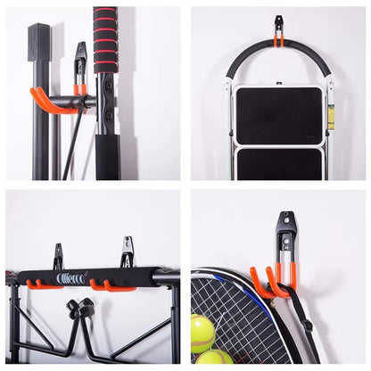 Premium Heavy-Duty Metal Bicycle Storage Hook - Robust Wall-Mounted Tool Organizer for Small to Medium Square Hooks