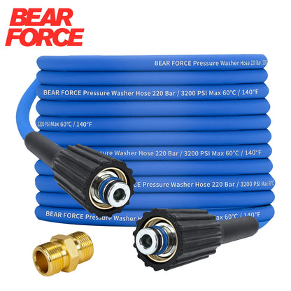 10M Super Flexible Pressure Washer Hose 3200 PSI Kink Resistant Power Washer Hose 1/4 in.CarWash Extension Hose M22-pin 14/15
