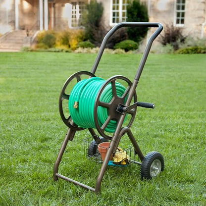 Liberty Garden Hose Trolley and Flexzilla Hose Set